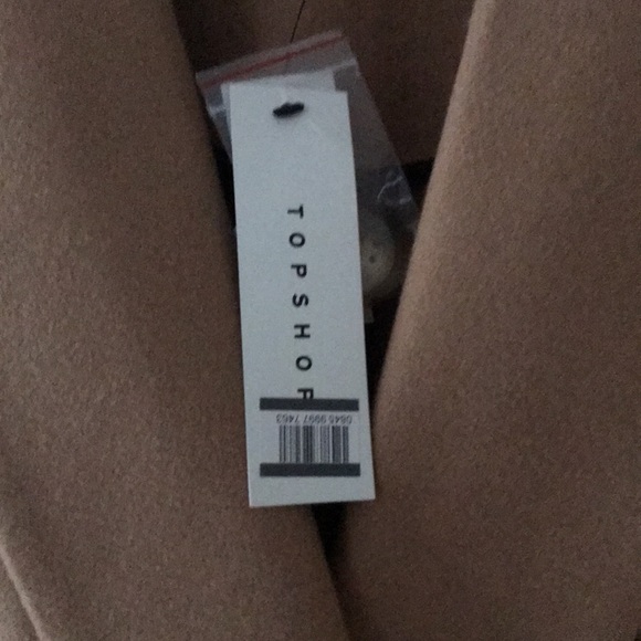 NOT FOR SALE TOP SHOP Beautiful, camel color long Coat.Size 4 - Picture 3 of 5